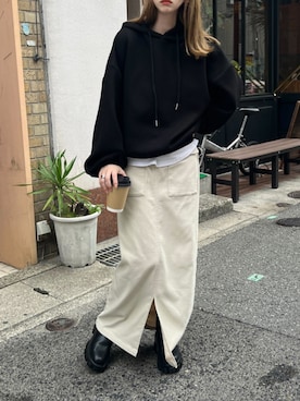 神戸レタスさん（レディース・152cm）の冬コーディネート