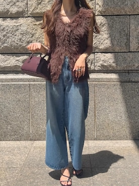 「ストレートデニム」｜神戸レタスさん（レディース・158cm）の秋コーディネート