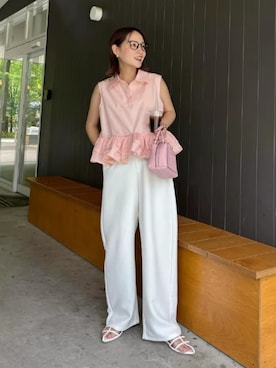 「KOBE LETTUCE」｜神戸レタスさん（レディース・156cm）の夏コーディネート