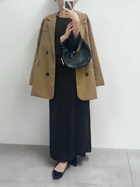 「Petitle（プチレ）のアイテム」を使った、神戸レタスさん（レディース・148cm）の秋コーディネート