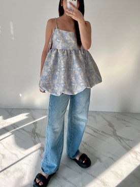 神戸レタスさん（レディース・157cm）の夏コーディネート