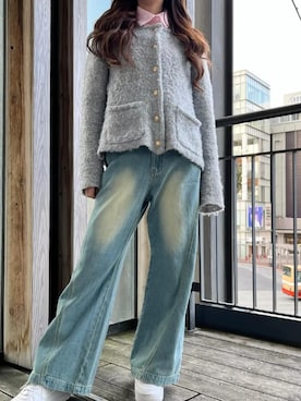 「KOBE LETTUCE（コウベレタス）のアイテム」を使った、神戸レタスさん（レディース・160cm）の春コーディネート