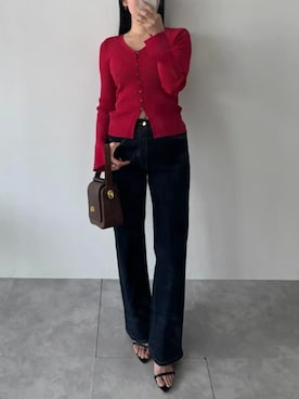 「KOBE LETTUCE（コウベレタス）のアイテム」を使った、神戸レタスさん（レディース・158cm）の春コーディネート