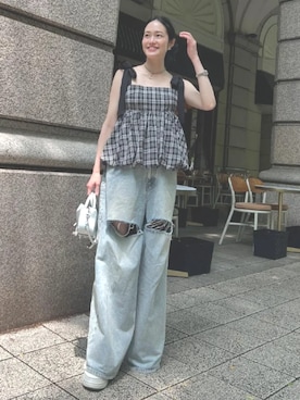 神戸レタスさん(レディース・162cm)の夏コーディネート