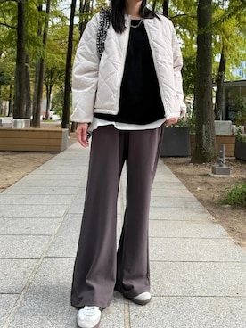 「KOBE LETTUCE」｜「アイテム（ジャケット/アウター）」を使った、神戸レタスさん（レディース・162cm）の冬コーディネート