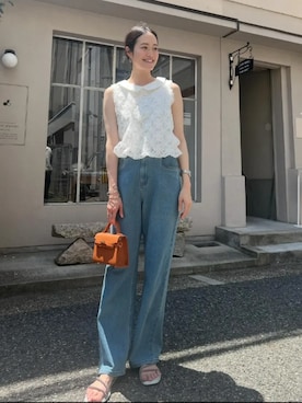 「KOBE LETTUCE」｜神戸レタスさん（レディース・162cm）の夏コーディネート