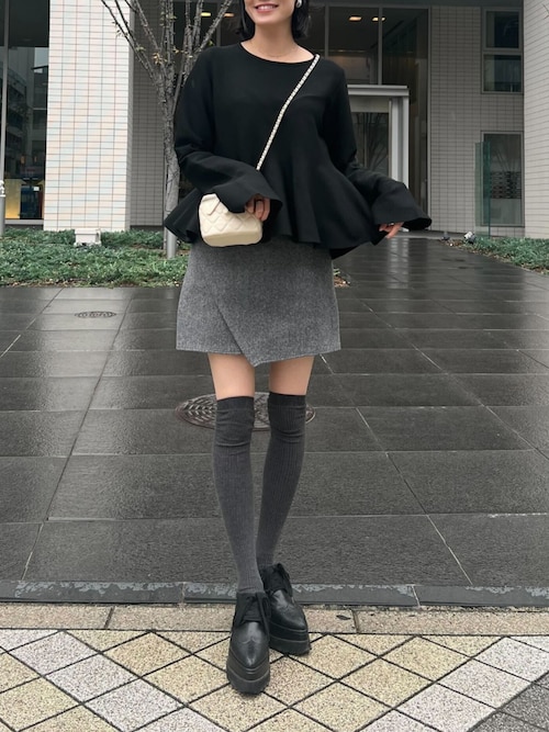 coaraさんコラボ ] ベルトセットミニスカパン（スカート）｜KOBE