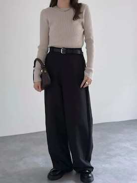 「KOBE LETTUCE（コウベレタス）のアイテム」を使った、神戸レタスさん（レディース・152cm）の春コーディネート