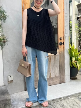 「KOBE LETTUCE」｜神戸レタスさん（レディース・162cm）の夏コーディネート