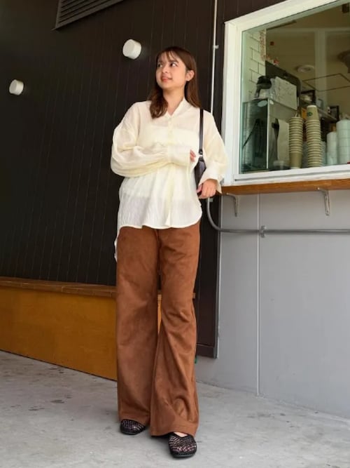 セール】選べる3サイズ錯覚美脚ポンチスエードパンツ（その他パンツ