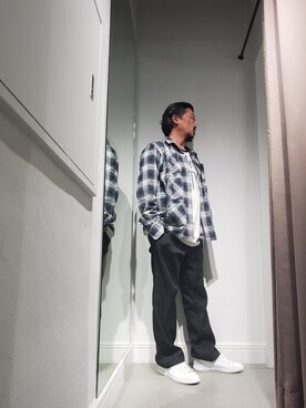 「2STAR（ツースター）のアイテム」を使った、t頭さん（メンズ・171cm）の夏コーディネート