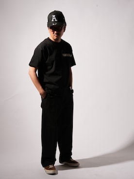 「Alpha Industries（アルファインダストリーズ）のアイテム」を使った、t頭さん（メンズ・171cm）の夏コーディネート