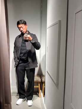 「2STAR（ツースター）のアイテム」を使った、t頭さん（メンズ・171cm）の秋コーディネート