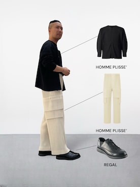HOMME PLISSE ISSEY MIYAKE カーゴパンツ HOMME PLISSE ISSEY MIYAKE(オムプリッセイッセイミヤケ) 23AW