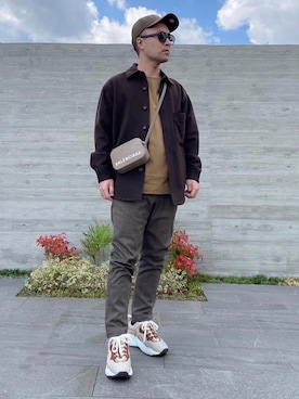 「BALENCIAGA」｜「アイテム（ブルゾン）」を使った、KEIさん（メンズ・168cm）の秋コーディネート
