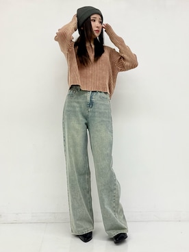 𝑨𝑰𝑹𝑰さん（レディース・159cm）の秋コーディネート