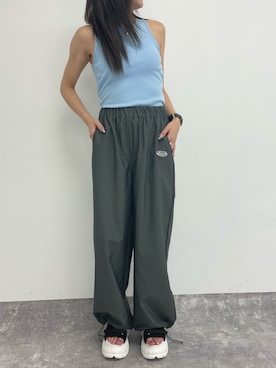 「ANAP（アナップ）のアイテム（その他パンツ）」を使った、𝑨𝑰𝑹𝑰さん（レディース・159cm）の夏コーディネート