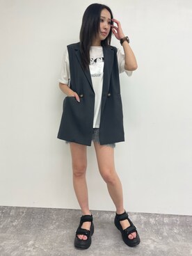 𝑨𝑰𝑹𝑰さん(レディース・159cm)の夏コーディネート