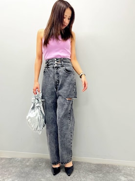 𝑨𝑰𝑹𝑰さん（レディース・159cm）の夏コーディネート