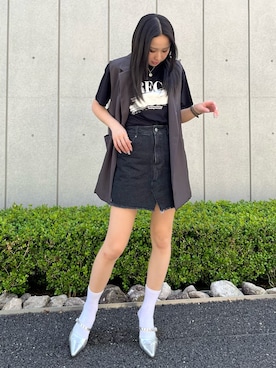 𝑨𝑰𝑹𝑰さん（レディース・159cm）の夏コーディネート