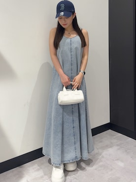 「ANAP（アナップ）のアイテム」を使った、𝑨𝑰𝑹𝑰さん（レディース・156cm）の夏コーディネート