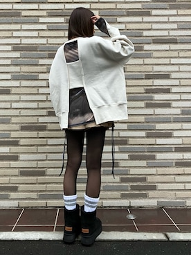 𝑨𝑰𝑹𝑰さん(レディース・159cm)の冬コーディネート