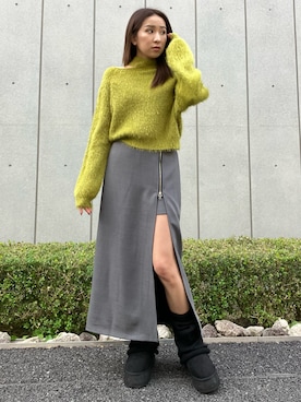 𝑨𝑰𝑹𝑰さん(レディース・159cm)の冬コーディネート