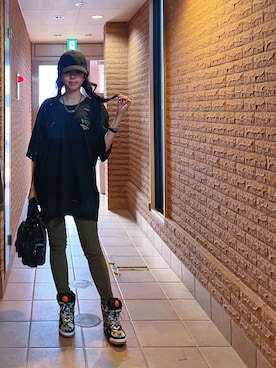 「H&M（エイチ・アンド・エム）のアイテム」を使った、ミユキ✞さん（レディース・157cm）の春コーディネート
