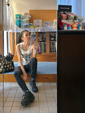 「amijed（アミジェダ）のアイテム」を使った、ミユキ✞さん（レディース・157cm）の秋コーディネート