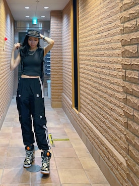 「Reebok（リーボック）のアイテム」を使った、ミユキ✞さん（レディース・157cm）の夏コーディネート