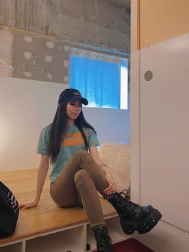 「H&M（エイチ・アンド・エム）のアイテム（トップス）」を使った、ミユキ✞さん（レディース・157cm）の秋コーディネート
