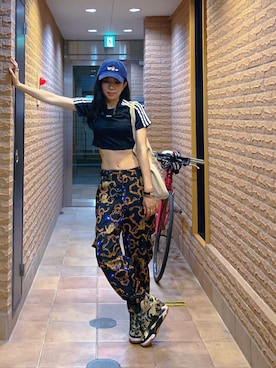 「Reebok（リーボック）のアイテム」を使った、ミユキ✞さん（レディース・157cm）の秋コーディネート