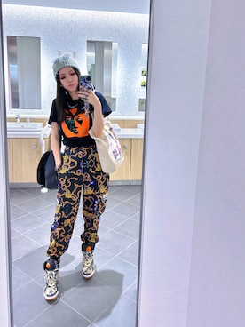 「アイテム（ブレスレット）」を使った、ミユキ✞さん（レディース・157cm）の夏コーディネート