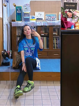 「ヘアバンド」｜ミユキ✞さん（レディース・157cm）の夏コーディネート