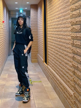 「アイテム（ネックレス）」を使った、ミユキ✞さん（レディース・157cm）の秋コーディネート