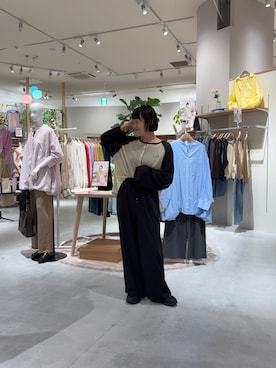 「CIAOPANIC TYPY（チャオパニックティピー）のアイテム（スラックス）」を使った、りーたんさん（レディース・152cm）の春コーディネート