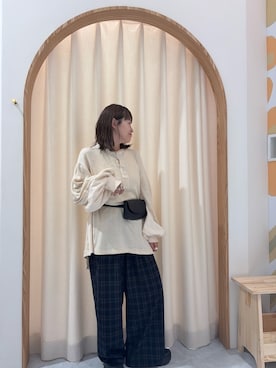 りーたんさん（骨格ウェーブ・レディース・152cm）の秋コーディネート