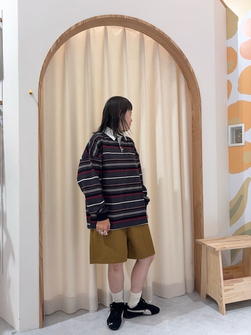 M*A様 No.5365 USA製 ラガーシャツ太ボーダー マルチカラー ヴィン