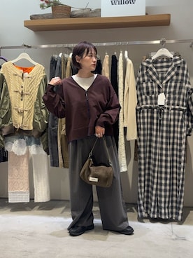 「CIAOPANIC TYPY（チャオパニックティピー）のアイテム（トップス）」を使った、りーたんさん（レディース・152cm）の秋コーディネート