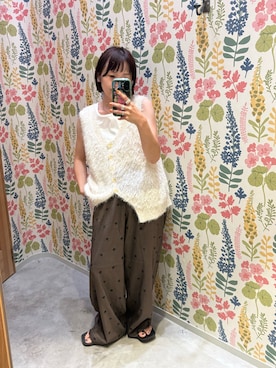 「CIAOPANIC TYPY（チャオパニックティピー）のアイテム（パンツ）」を使った、りーたんさん（レディース・152cm）の夏コーディネート