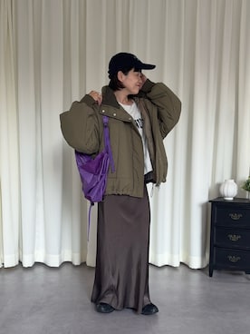 「CIAOPANIC TYPY（チャオパニックティピー）のアイテム（ブルゾン）」を使った、りーたんさん（レディース・152cm）の秋コーディネート