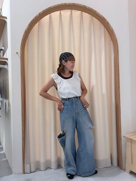 「アイテム（財布/小物）」を使った、りーたんさん（レディース・152cm）の秋コーディネート