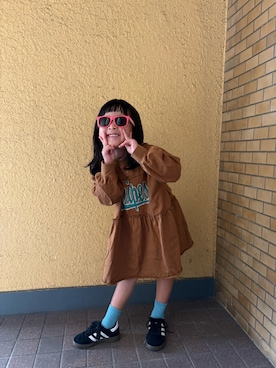 「子供服」｜りーたんさん（レディース・152cm）の秋コーディネート