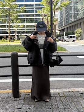 「CIAOPANIC TYPY（チャオパニックティピー）のアイテム（ジャケット/アウター）」を使った、りーたんさん（レディース・152cm）の秋コーディネート