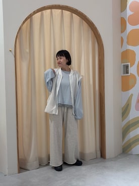 「CIAOPANIC TYPY（チャオパニックティピー）のアイテム（ブルゾン）」を使った、りーたんさん（レディース・152cm）の春コーディネート