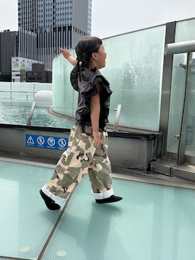 「子供服」｜りーたんさん（レディース・152cm）の春コーディネート