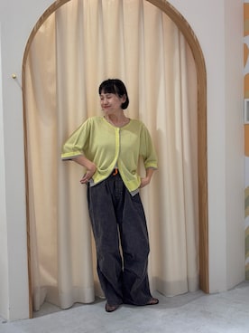 「etsinta（エシンタ）のアイテム」を使った、りーたんさん（レディース・152cm）の春コーディネート