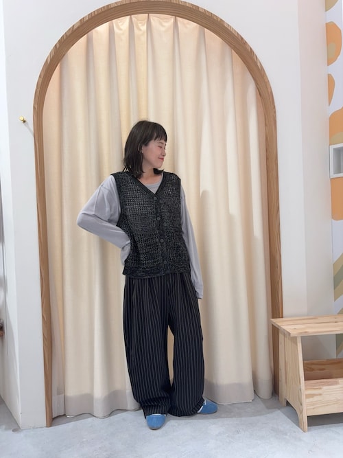 セール】2WAYメランジメッシュニットベスト（ニット/セーター