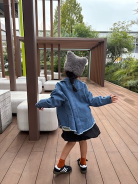 「子供服」｜りーたんさん（レディース・152cm）の秋コーディネート