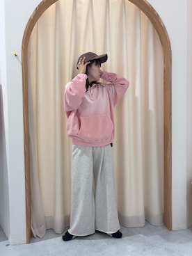 「CIAOPANIC TYPY（チャオパニックティピー）のアイテム（帽子）」を使った、りーたんさん（レディース・152cm）の冬コーディネート